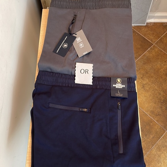 Hart Schaffner Marx Tech Jogger Pants - Colors Navy OR Charcoal - Picture 1 of 10